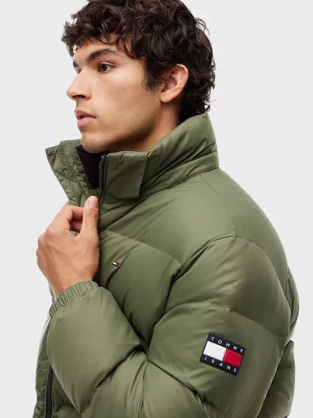 Джинсова куртка Tommy Jeans оливкова