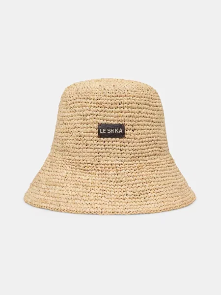 LE SH KA headwear LE SH KA Szalmakalap női bézs