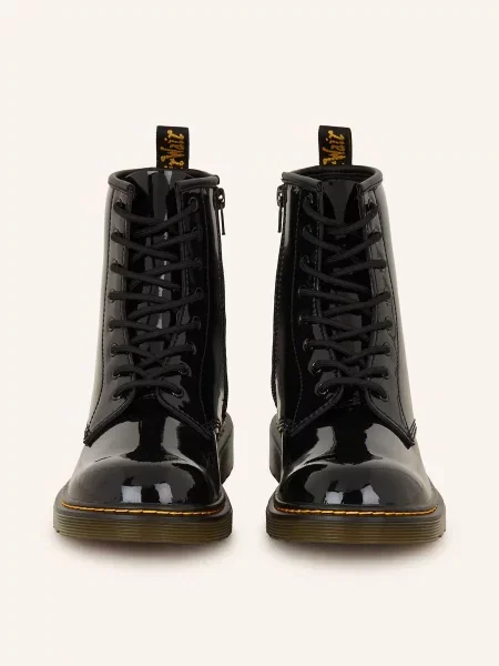 Šněrovací kotníkové boty Dr. Martens černé