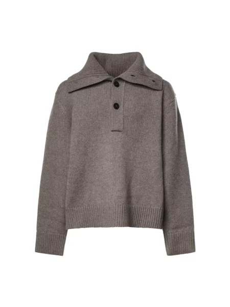 Sweter Studio Nicholson wełniany szary