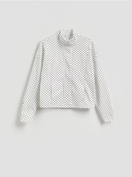 Reserved Bluza w groszki wielobarwny