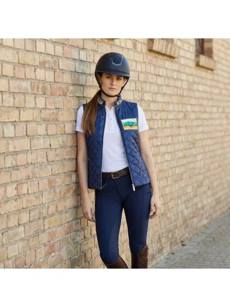 Kamizelka jeździecka GALOP WEAR #Galop niebieska