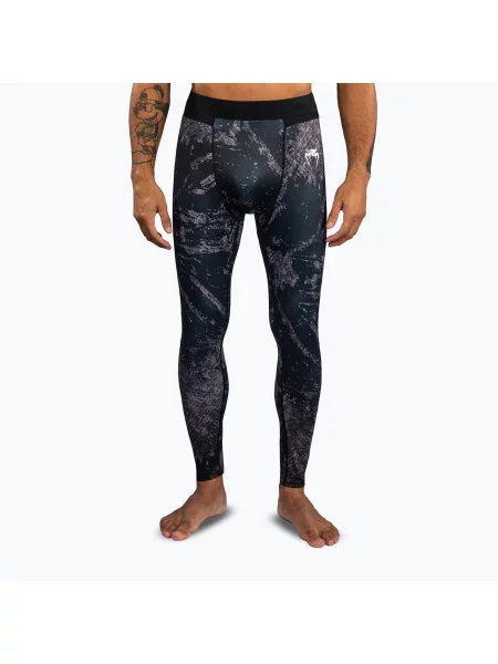 Pantaloni de antrenament pentru bărbați Venum Rage & Workout Compression black/grey negru
