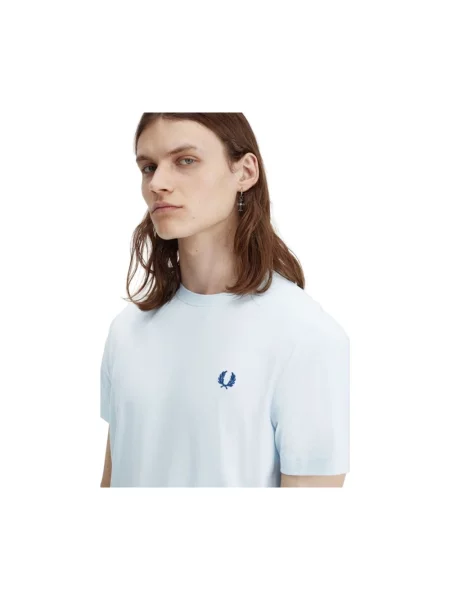 Haftowana koszulka Fred Perry niebieska