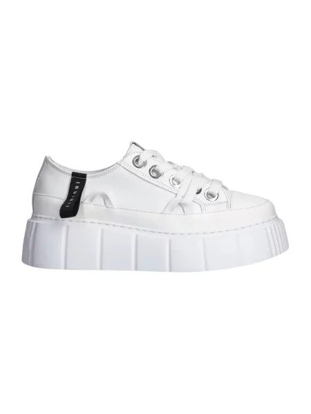 Sneakersy Inuikii skórzane białe