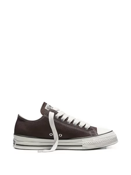 Sneakerși Converse Chuck Taylor All Star cu platformă din piele de căprioară streetstyle negru