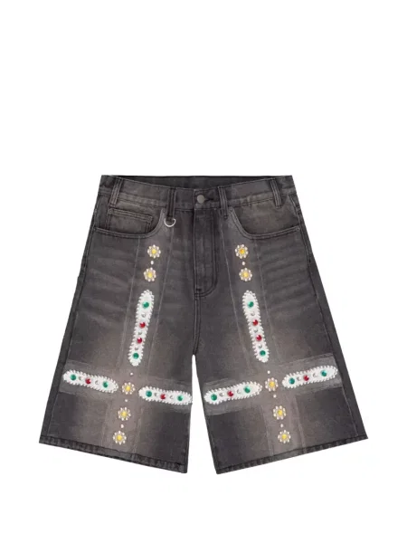 Pantaloni scurți din denim Bravest Studios gri