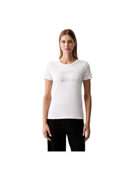 Koszulka Emporio Armani Ea7 z logo biała