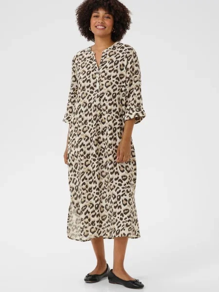 Cream Rochie CRBellis bej / maro negru
