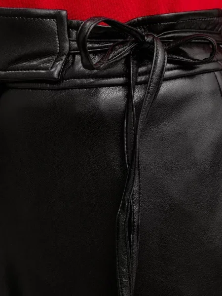 Брюки Marciano Guess с высокой посадкой черные