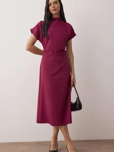 Trendyol Rochie mov zmeură