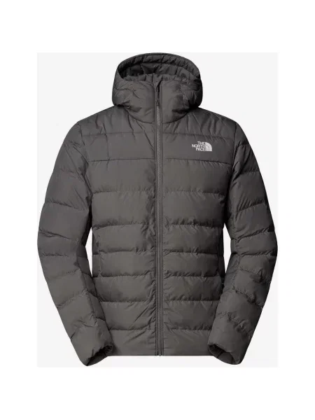 Kurtka z kapturem The North Face Aconcagua 3 w kolorze grafitowym. S szara