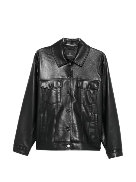 Geanta de piele Anine Bing negru
