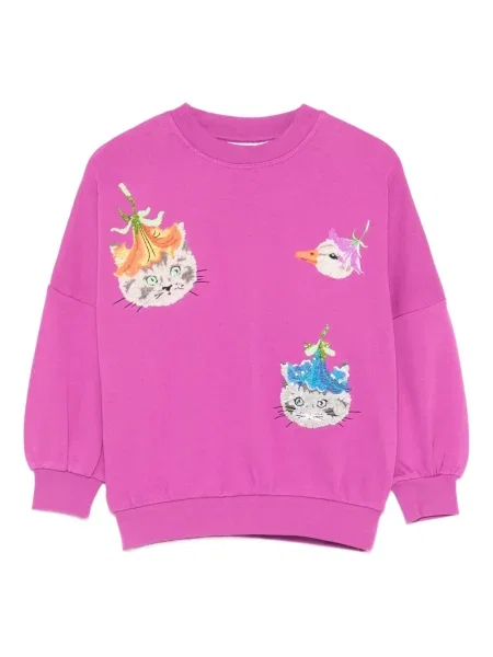 Sweter dziecięcy Molo różowy