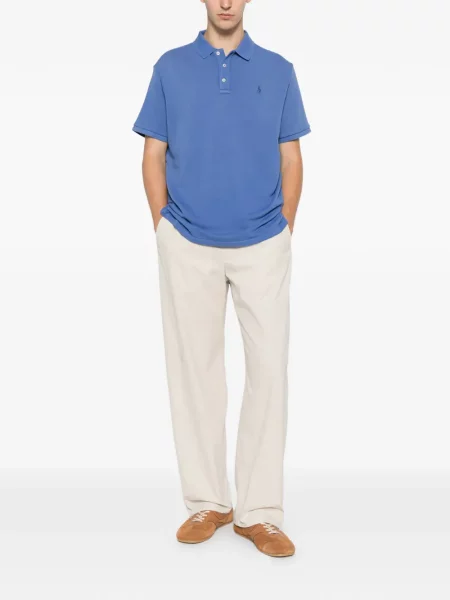Trópusi mintás ujjatlan sneaker Polo Ralph Lauren nyomtatás kék