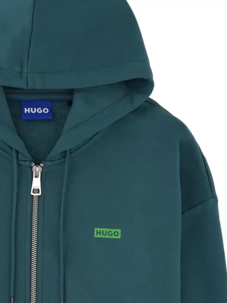 Hanorac cu glugă Hugo albastru