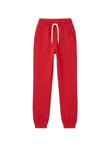 Tommy Life Hlače TOMMY Schmal zulaufende Jogger-Sweatpants' crvena