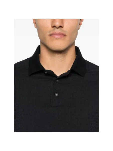 Koszulka polo Emporio Armani niebieska
