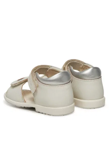 Dětské sandály Geox Verred white/silver bílé