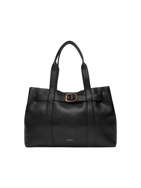 Дамска чанта Calvin Klein Buckle Medium Tote черен
