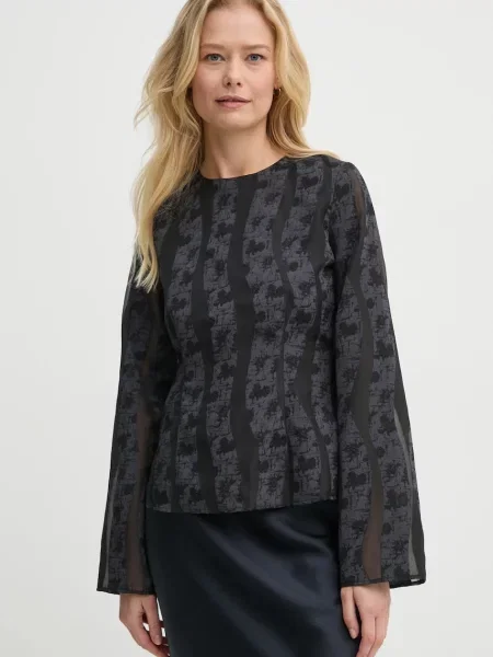 Bluză Samsøe Samsøe albastru