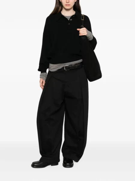 Tricou polo Lisa Yang negru