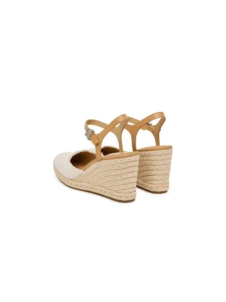 Espadrilles MICHAEL Michael Kors Kenzie Wedge Krém