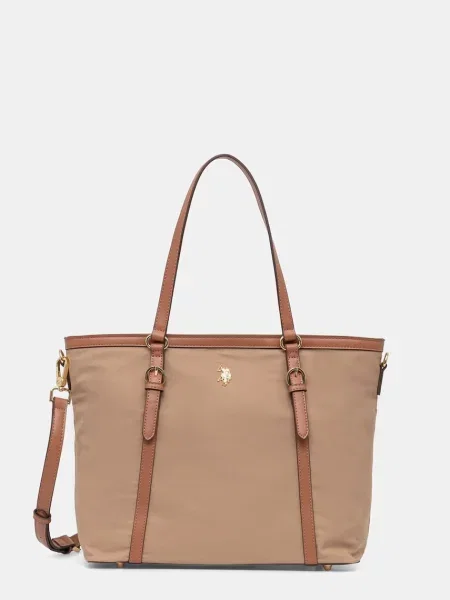 U.S. Polo Assn. torebka HOUSTON beżowa