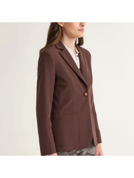 Marynarka Maliparmi elegancka brązowa