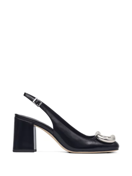 Pantofi cu toc Marc Jacobs slingback negru