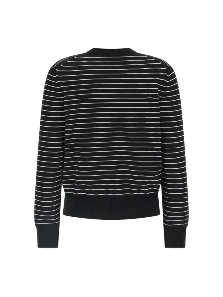 Dzianinowy sweter A.p.c. czarny