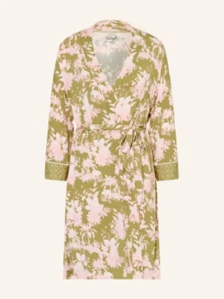 Triumph Szlafrok Aura Spotlight Z Rękawami gruen różowy