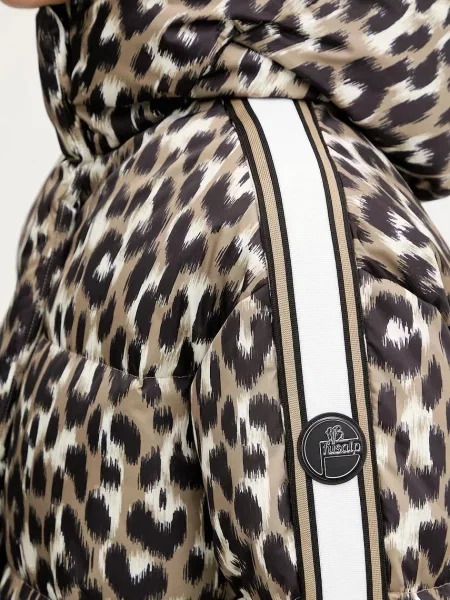Пухова лижна куртка Fusalp Ada Leopard коричневий