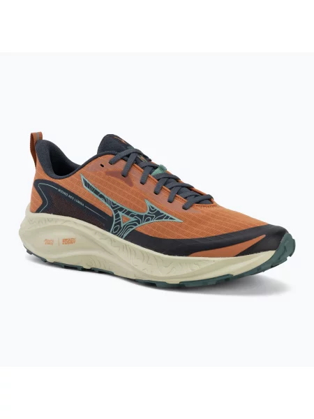 Мъжки обувки за бягане Mizuno Neo Lumina sunburn/gobling green/summer sand зелено