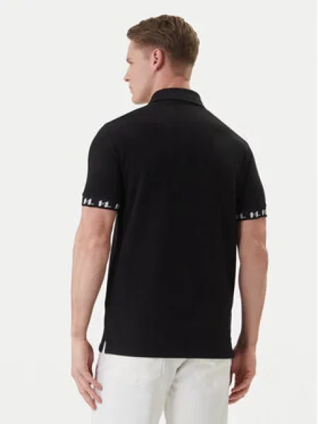 Polo tričko Karl Lagerfeld čierna