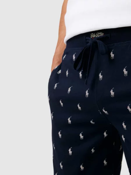 Szorty z dzianiny dresowej z bawełny Polo Ralph Lauren Underwear białe