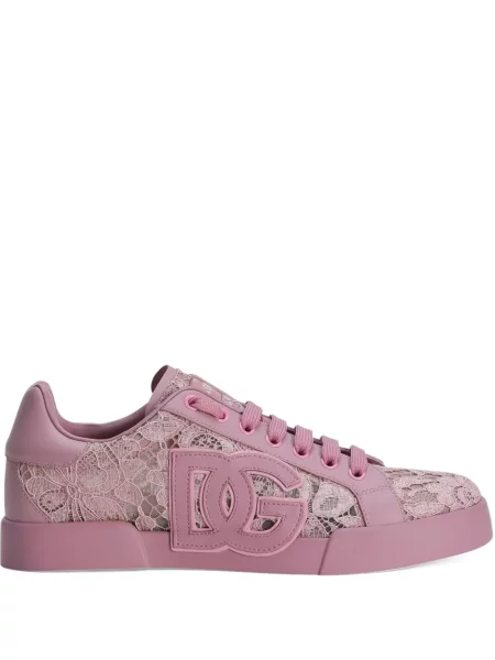 Sneakerși Dolce & Gabbana Portofino roz