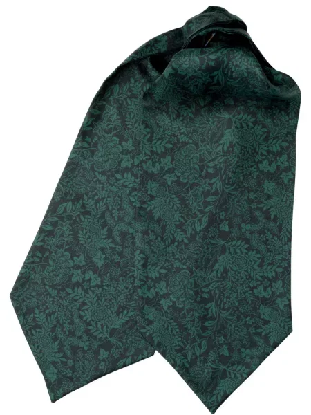 Cravată Elizabetta cu model floral verde