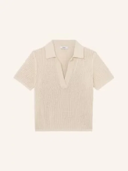 Reiss Sweter Polo beige beżowa