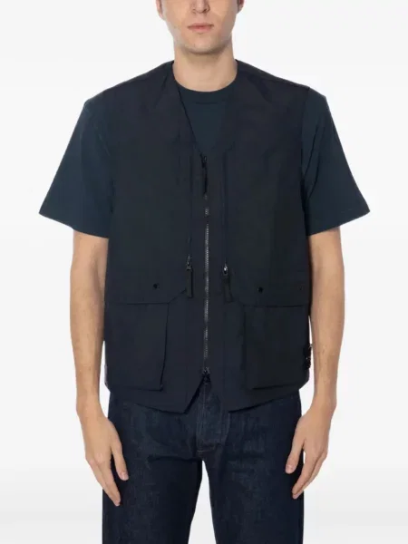 Vestă Stone Island cu strasuri albastru