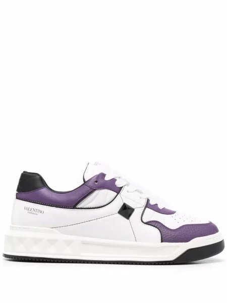 Sneakerși Valentino Garavani cu imagine alb