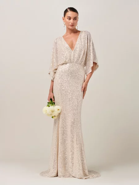 BWLDR Rochie de seară Isla pielii