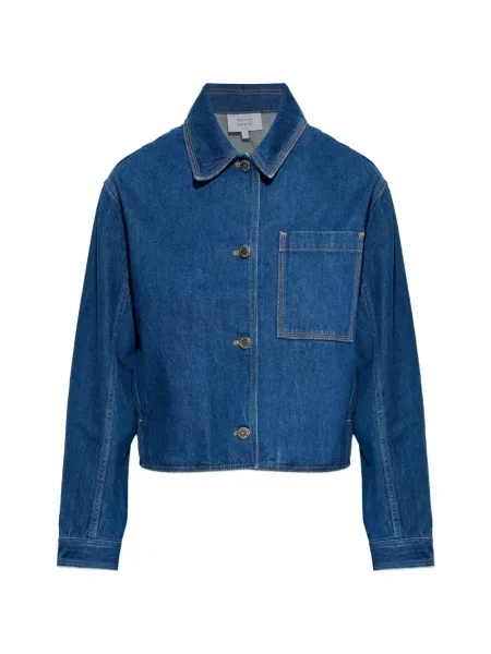 Geacă Maison Kitsune albastru