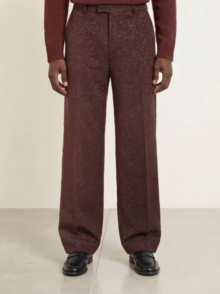 Drykorn Smokingové Kalhoty Nodaco Relaxed Fit rot