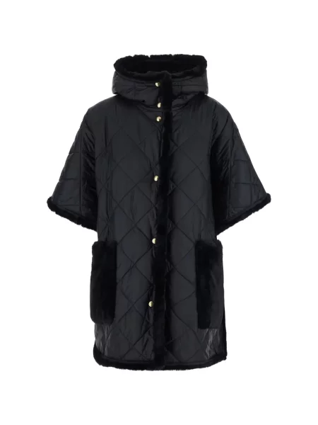 Geacă Moncler cu glugă negru