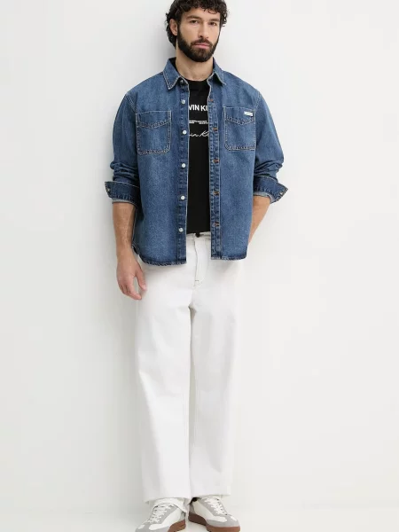 Calvin Klein Jeans Geacă de blug HORIZON albastru