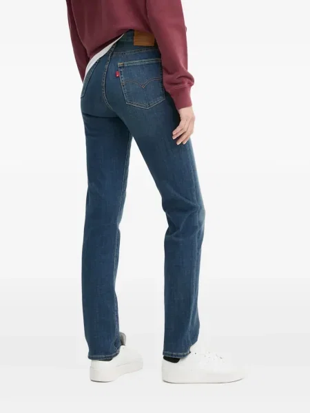 Blugi Levi's® de catifea cord cu șireturi cu platformă negru