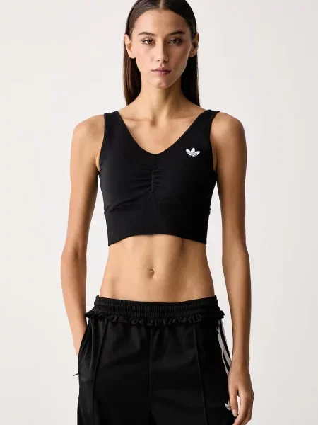 Adidas Originals спортен сутиен Essentials Seamless черно