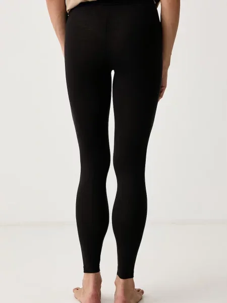 HUGO легінси з віскозою THERMAL LEGGINGS