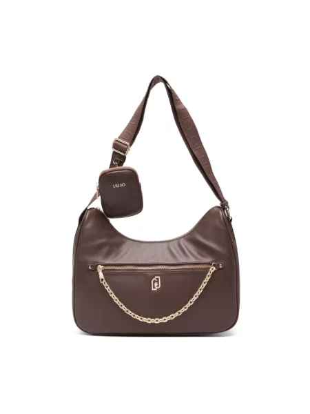 Torebka hobo Liu Jo skórzana brązowa